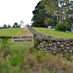 rock thieves prosecuted